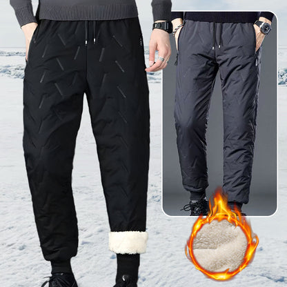 👖✨ Unisex Vind- & Vattentäta Termobyxor - Foder av Fleece med Värmande Isolering för Externa Aktivitetet 🏔️❄️