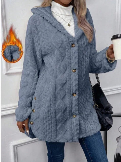 Huvtröja för damer – Mjuk och elegant stickad tröja🧥