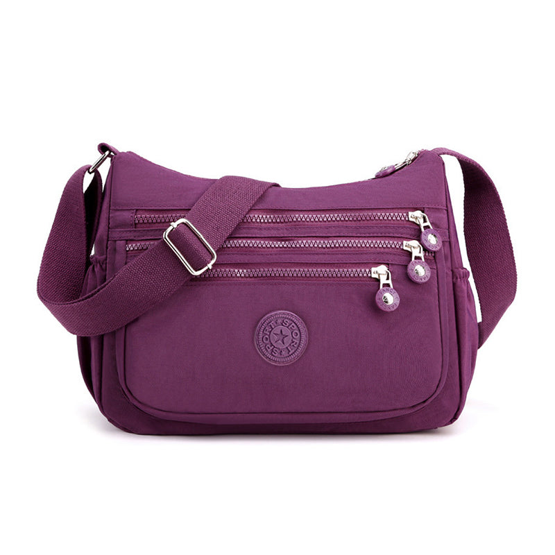✨ 50 % RABATT NU! ✨ Lätt nylon crossbody-väska med flera fickor – smidig, säker & perfekt för vardag & resa 🎒