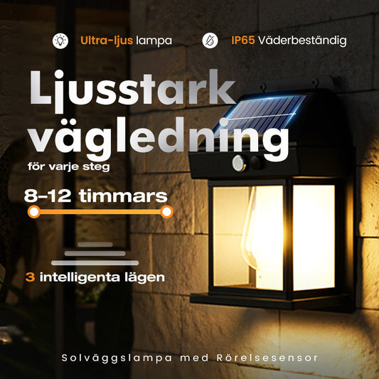 🔥Julrea – upp till 50 % rabatt🎅2025 ny utomhus solcellsvägglampa