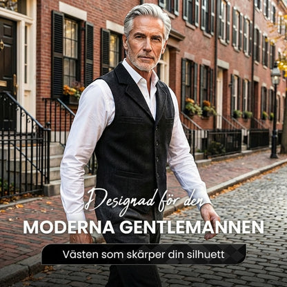 Slim Fit-väst för män, casual business