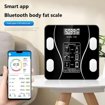 🔥Smart digital trådlös BMI-våg med LCD-skärm