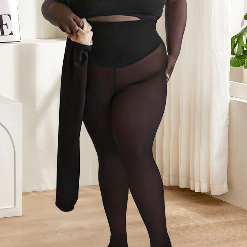 ⏳Begränsad tid 50 % rabatt⏰Termiska formande tights för kvinnor med kompressionsmidjeband💕