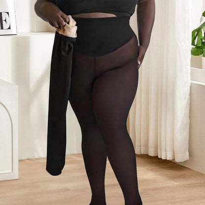 ⏳Begränsad tid 50 % rabatt⏰Termiska formande tights för kvinnor med kompressionsmidjeband💕