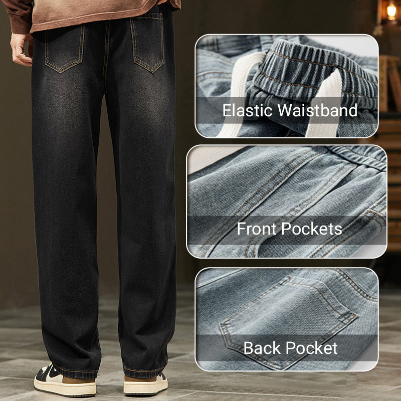 📢Männs lockra raka jeans👖💥