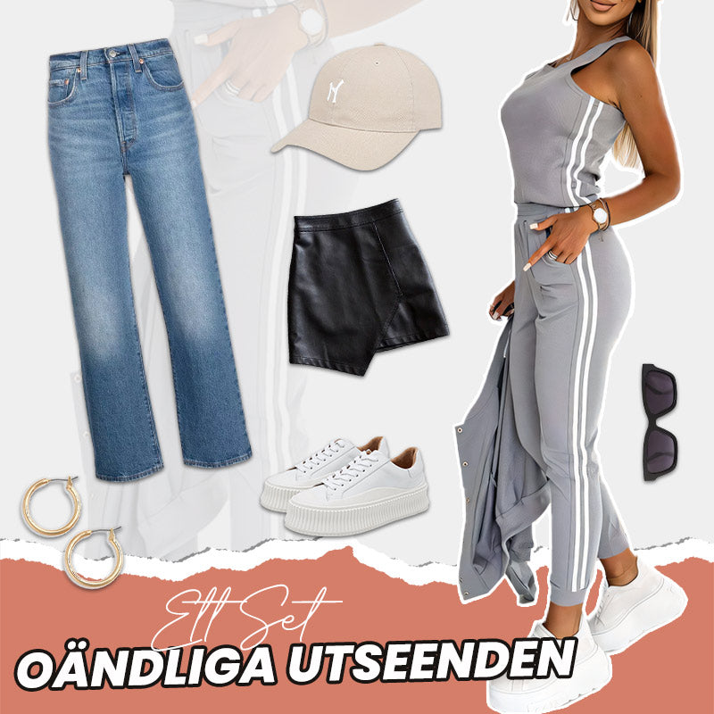 Bästsäljare🔥 👚 3-delat basebollset – ledig streetstyle för kvinnor
