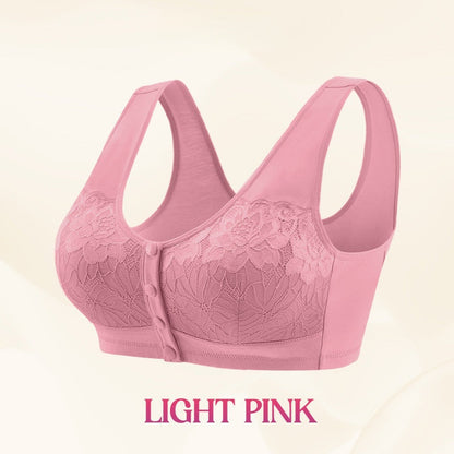 ⏳50 % rabatt under en begränsad tid⏰Bekväm trådlös formande behå med knäppning framtill👙