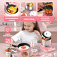 👧🏻 55% REA NU! 🎁 Mini-Köksleksak 22-delars Set - Äkta Ljud & Belysning, Perfekt Present för Barns Kreativa Lek 🍳✨