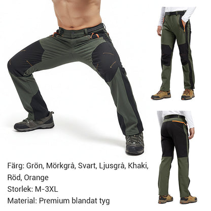 Vandringsbyxor 2026 ✨UPPGRADERING✨ 🥾 | Varma, stretchiga, vattentäta 🛡️ | ÖVERLÄGSEN kvalitet jämfört med konkurrenterna 💪
