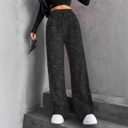 💖SISTA DAGEN REA 50% RABATT🥰Dambyxor med paljetter och elastisk midja