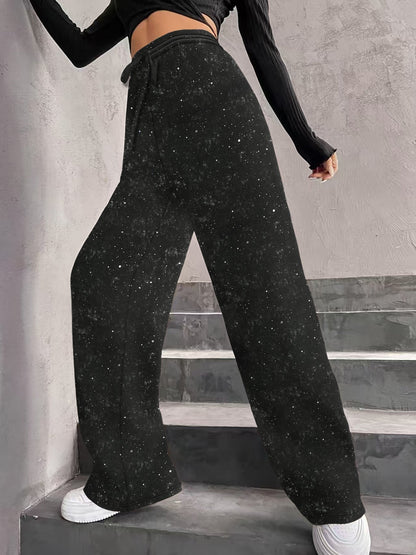 💖SISTA DAGEN REA 50% RABATT🥰Dambyxor med paljetter och elastisk midja