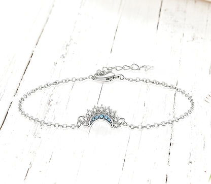 2-delars set – staplade armband med motiv av solen och månen som lyser tillsammans📿