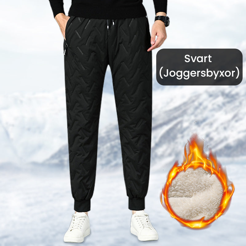 👖✨ Unisex Vind- & Vattentäta Termobyxor - Foder av Fleece med Värmande Isolering för Externa Aktivitetet 🏔️❄️