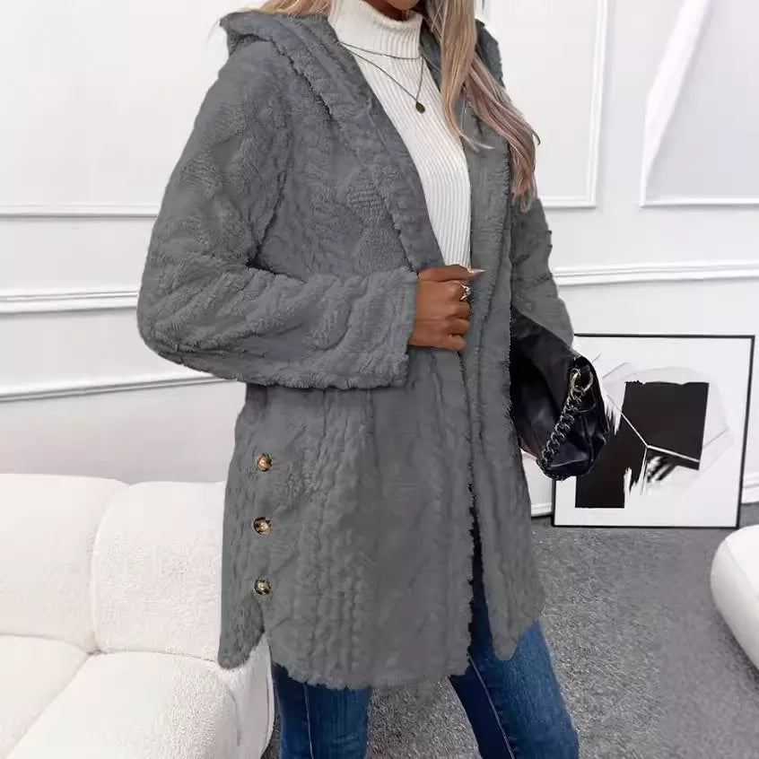 Huvtröja för damer – Mjuk och elegant stickad tröja🧥