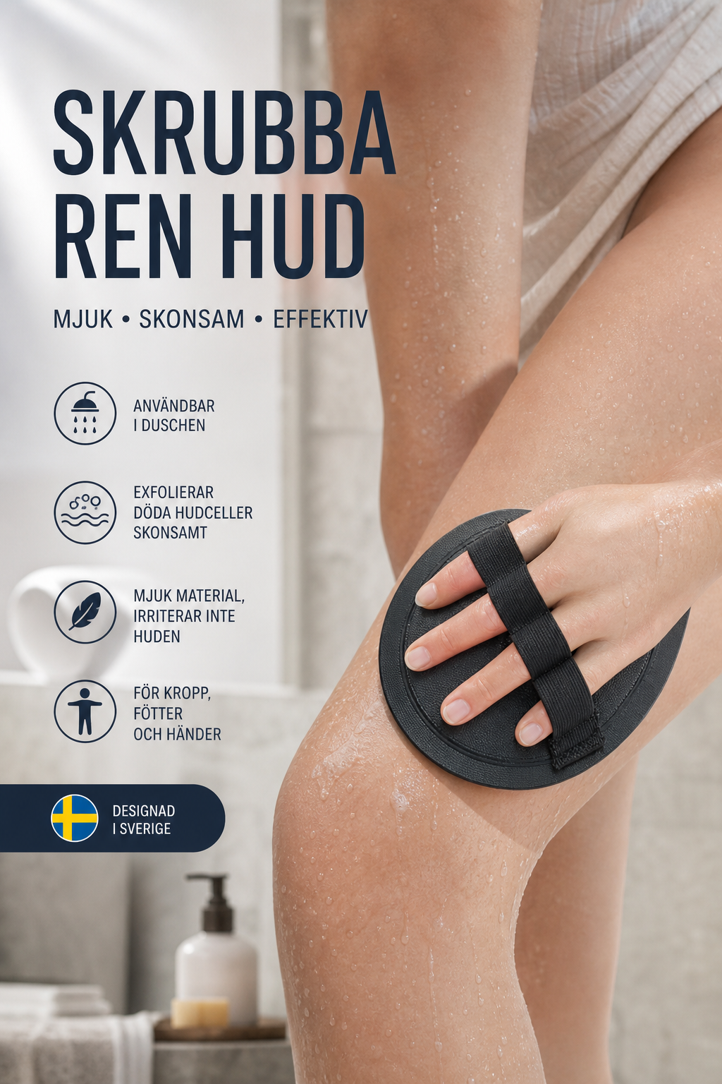 🚿 Exfolierande skrubbkuddar för bad 🧖‍♀️