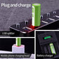 🔋💥Litium AA-uppladdningsbara batterier med USB-port – konstant utgångsspänning på 1.5 V, lång livslängd (över 1000 laddningscykler)♻️