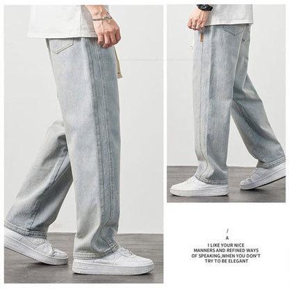📢Männs lockra raka jeans👖💥