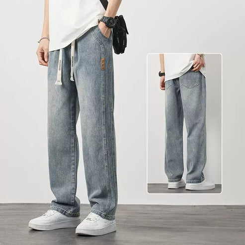 📢Männs lockra raka jeans👖💥