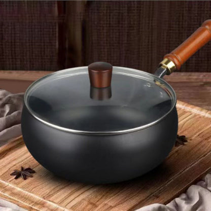 🔥Detta är sista dagen av kampanjen🔥Obelagd tjock järnpanna