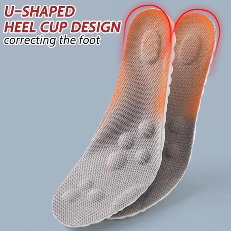 🦶👟4D Shoe Cloud-inläggssulor för män och kvinnor, mjuka ortopediska inläggssulor av minnesskum, sportinläggssulor🚶‍♂️✨