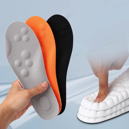🦶👟4D Shoe Cloud-inläggssulor för män och kvinnor, mjuka ortopediska inläggssulor av minnesskum, sportinläggssulor🚶‍♂️✨