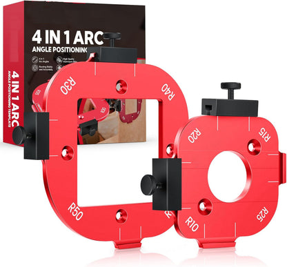 🔥50 % RABATT! 🔥4 i 1 bågvinkelpositioneringsmall av aluminiumlegering