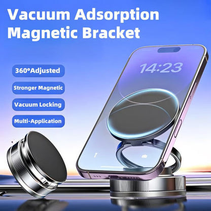 🔄360° justerbar magnetisk telefonhållare med sugpropp📱🚗
