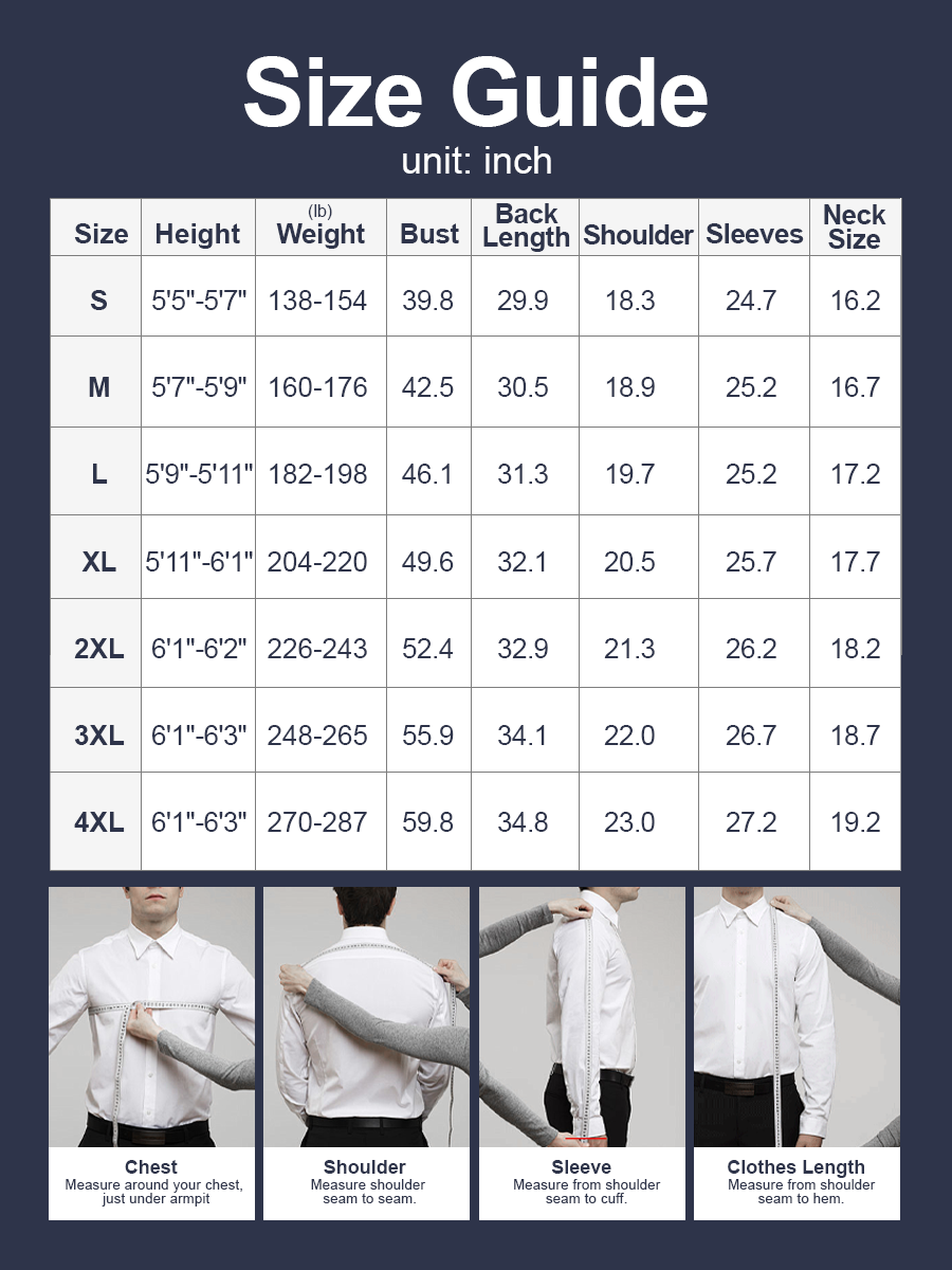 👑TriProof Stretch strykfria skjortor för män