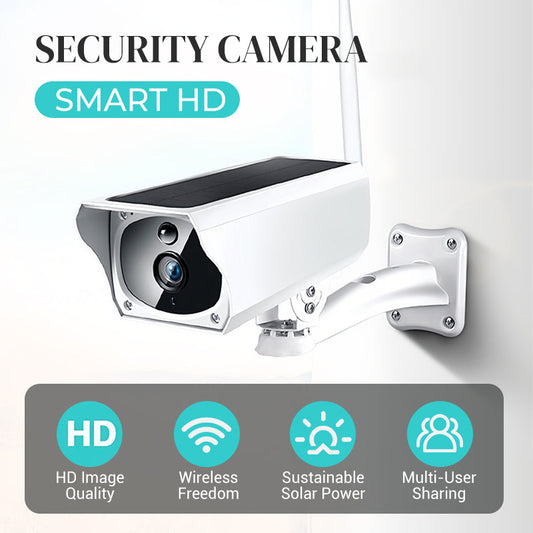 Trådlös solcellsdriven HD-kamera