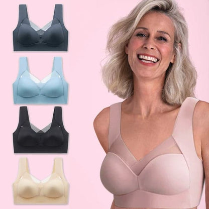🛍️ 50% RABATT NU! ✨ Sexig Push Up Trådlös Behå - Sömlös Stöd med Lyft för Bekväm Komfort och Självförtroende 🌸💫