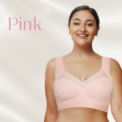 🛍️ 50% RABATT NU! ✨ Sexig Push Up Trådlös Behå - Sömlös Stöd med Lyft för Bekväm Komfort och Självförtroende 🌸💫