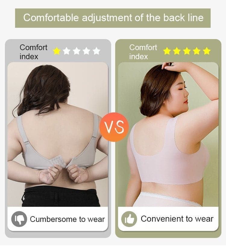 🛍️ 50% RABATT NU! ✨ Sexig Push Up Trådlös Behå - Sömlös Stöd med Lyft för Bekväm Komfort och Självförtroende 🌸💫