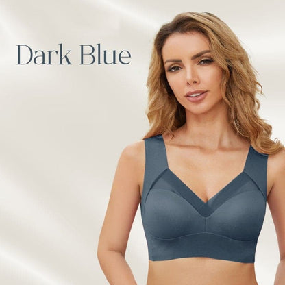 🛍️ 50% RABATT NU! ✨ Sexig Push Up Trådlös Behå - Sömlös Stöd med Lyft för Bekväm Komfort och Självförtroende 🌸💫