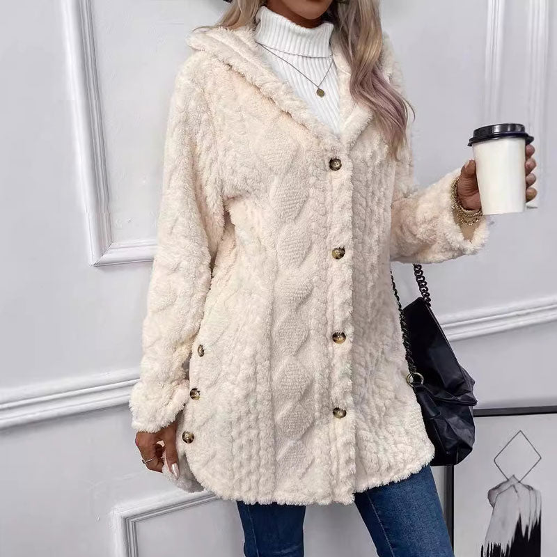Huvtröja för damer – Mjuk och elegant stickad tröja🧥