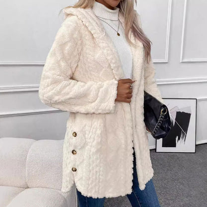 Huvtröja för damer – Mjuk och elegant stickad tröja🧥