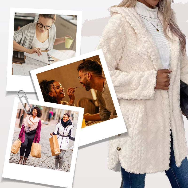 Huvtröja för damer – Mjuk och elegant stickad tröja🧥