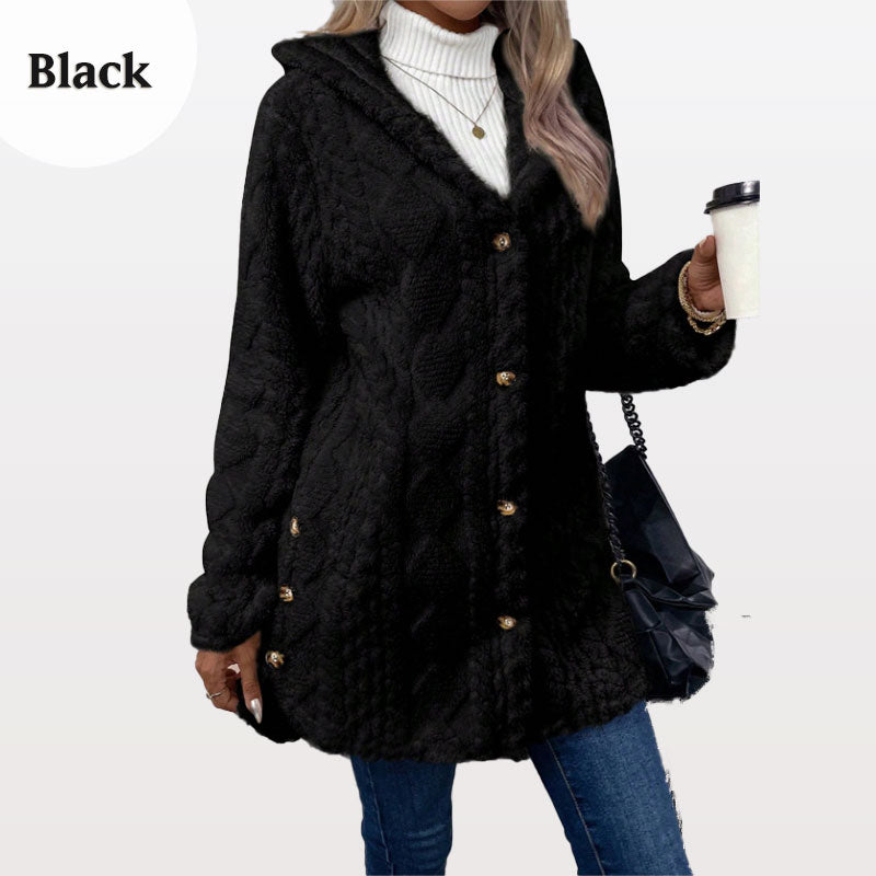 Huvtröja för damer – Mjuk och elegant stickad tröja🧥