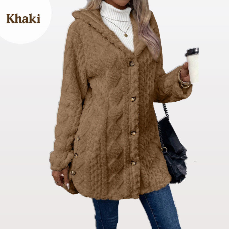 Huvtröja för damer – Mjuk och elegant stickad tröja🧥