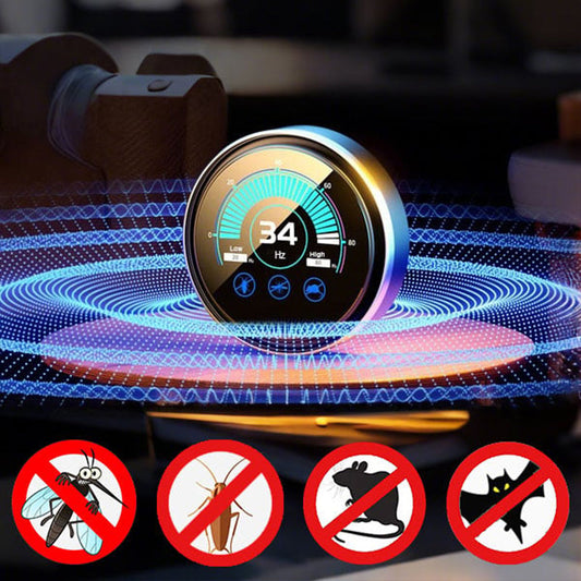 🐭 50% RABATT! 🔊 Smart Ultraljudsapparat – Skrämmer Bort Gnagare & Insekter, Tyst Drift & Miljövänlig 🏠