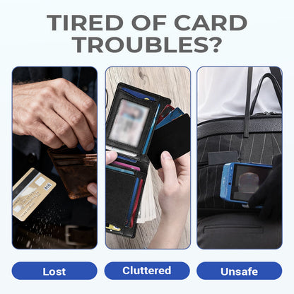 💳 60% RABATT! 🎉 Pop-up Korthållare – Anti-Avmagnetisering, RFID-blockering & Kompakt 📦