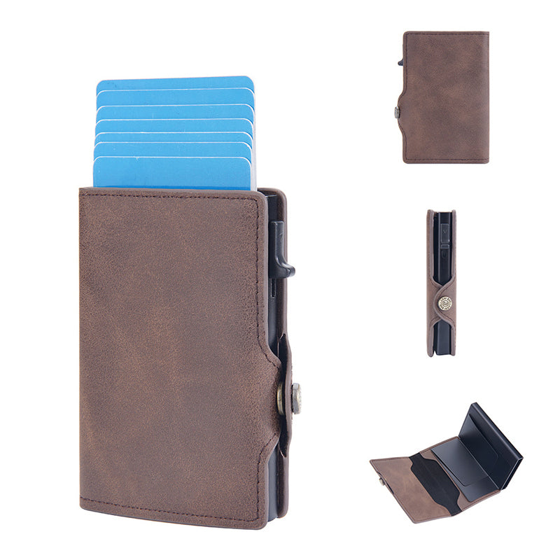 💳 60% RABATT! 🎉 Pop-up Korthållare – Anti-Avmagnetisering, RFID-blockering & Kompakt 📦