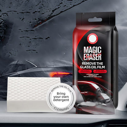 🧽 BUY 1 GET 1 FREE! 🔥 Magic Cleaning Sponge for Car Glass Film - Effortless Stain Removal & Scratch-Free, Leaves No Residue ✨