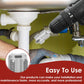 🔧 50% RABATT! ⚙️ PVC-RÖRGÄNGVERKTYG - Komplett Set för Inre och Yttre Gängor, Ergonomiskt Grepp för Bekväm Användning, Professionellt Resultat på Alla Rören 🛠️📏