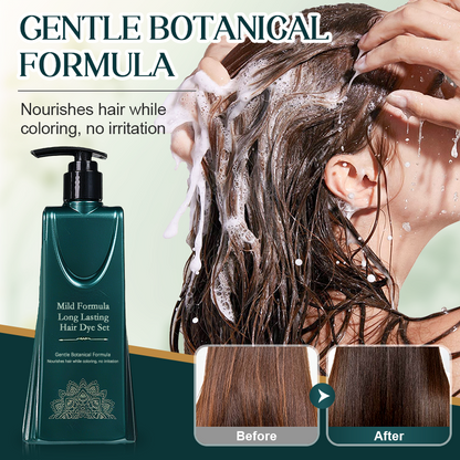 💇‍♀️ KÖP 2, FÅ 1 GRATIS! 🌿 Långvarigt Hårfärgset med Mild Formel – Skonsam mot Hårbotten, Levande Färg & Närande Vård ✨📦