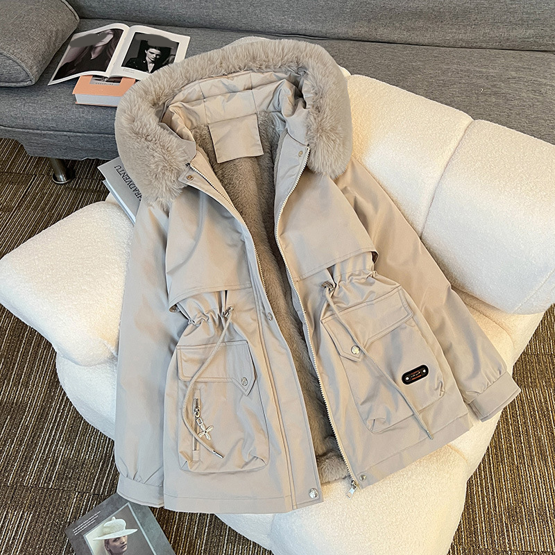 🧥Elegant Isolerad Parka med Avtagbar Fuskpäls – Perfekt för Vinter! 🔥
