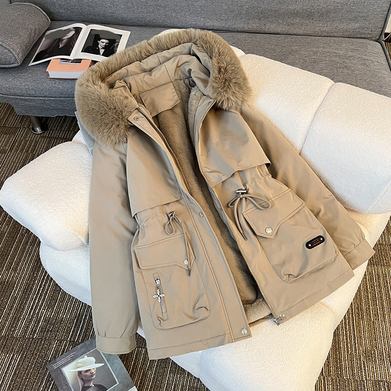 🧥Elegant Isolerad Parka med Avtagbar Fuskpäls – Perfekt för Vinter! 🔥