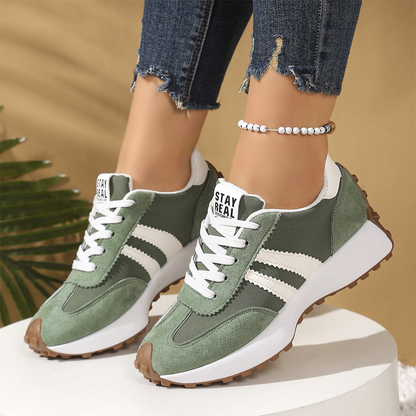 👟💥 50% RABATT! | Låga Casualskor för Damer – 4cm Plattform, Retrodesign & Halksäker!