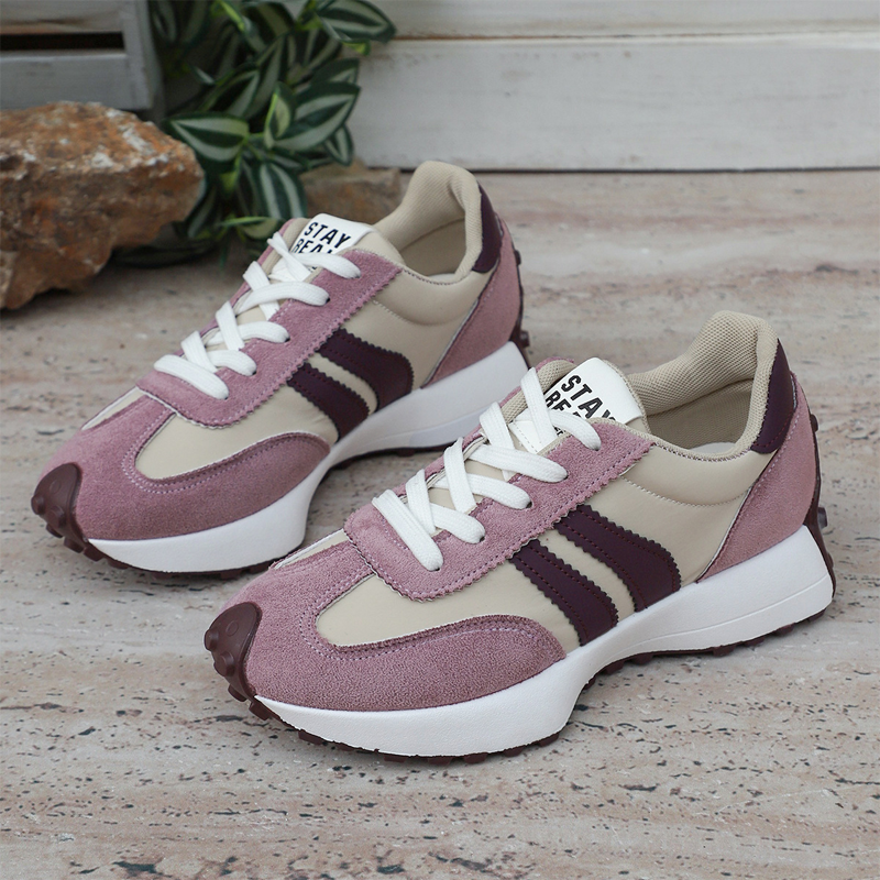 👟💥 50% RABATT! | Låga Casualskor för Damer – 4cm Plattform, Retrodesign & Halksäker!
