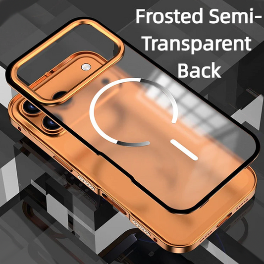 Magnetiskt kylfodral med ram i legering med skjutlås