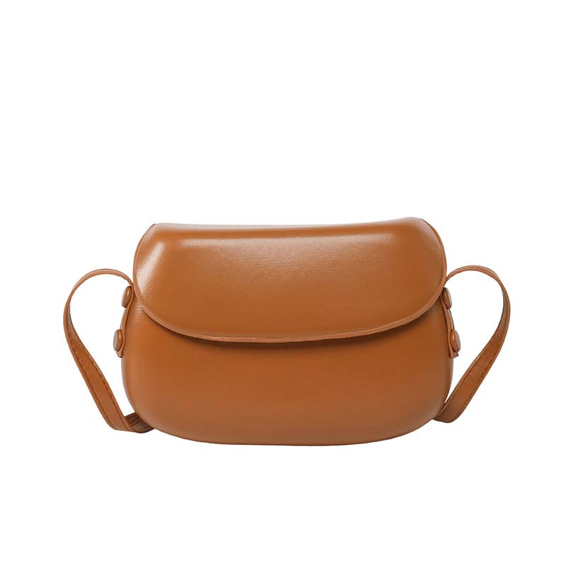 Minimalistisk crossbody-väska i PU-läder